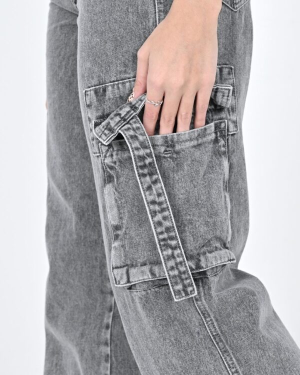 501 - Wide Leg Cargo Tiro Bajo - Imagen 4