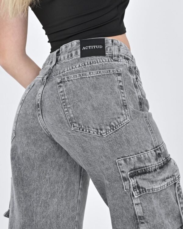 501 - Wide Leg Cargo Tiro Bajo - Imagen 5