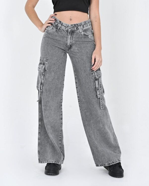 501 - Wide Leg Cargo Tiro Bajo - Imagen 6