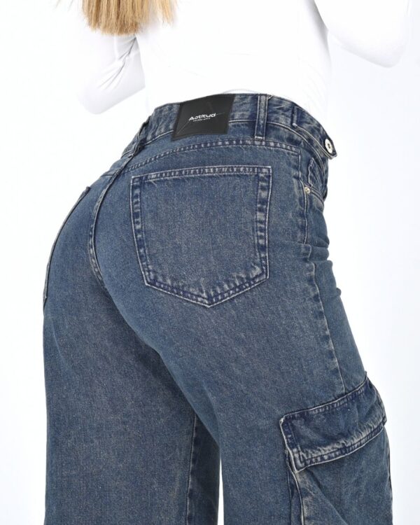 684/2 - Wide Leg Cargo Tiro Bajo - Imagen 3