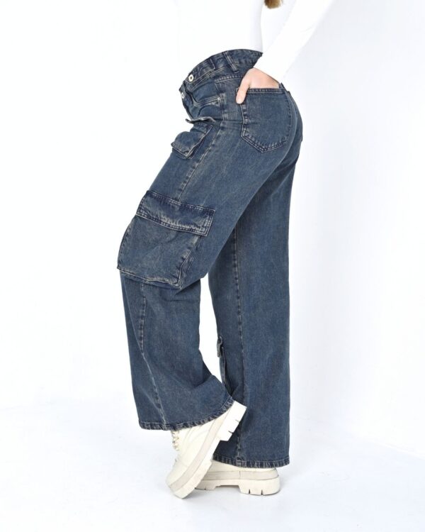 684/2 - Wide Leg Cargo Tiro Bajo - Imagen 5