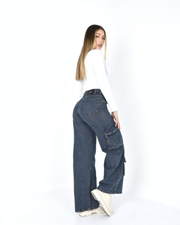 684/2 - Wide Leg Cargo Tiro Bajo - Imagen 2