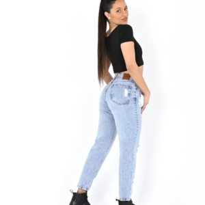 560 – Jeans Mom Tiro Alto