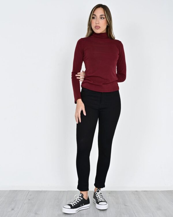762 - Jeans Tobillero Tiro Medio