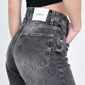 844 – Wide Leg Tiro Medio