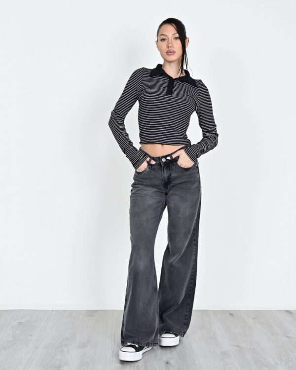 938 - Wide leg Tiro Medio