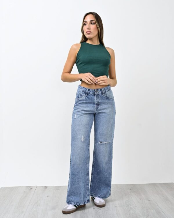 935 - Wide leg Tiro Medio