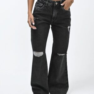 844 – Wide Leg Tiro Medio