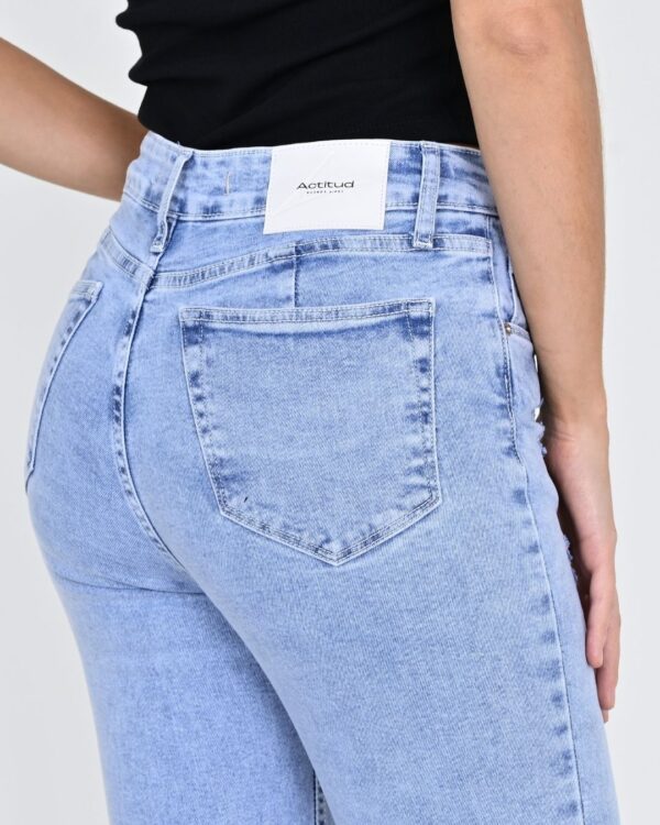 852 - Jeans Tobillero Tiro Medio - Imagen 5