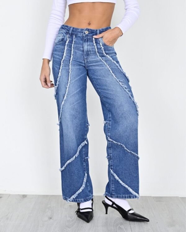 894 - Wide Leg con Recorte - Imagen 5