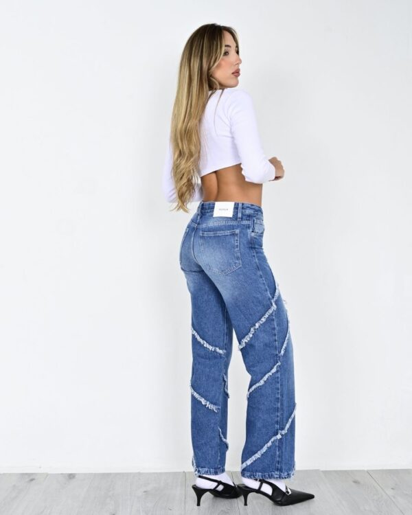894 - Wide Leg con Recorte - Imagen 2