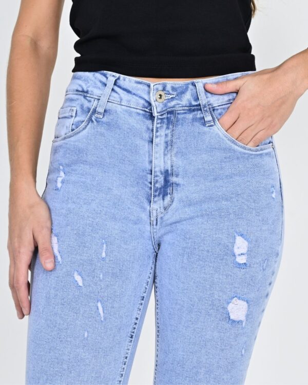852 - Jeans Tobillero Tiro Medio - Imagen 3