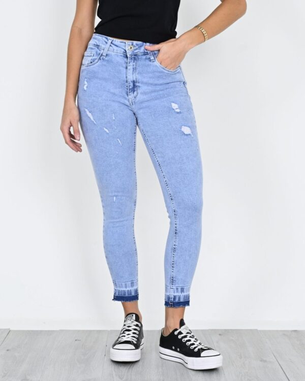 852 - Jeans Tobillero Tiro Medio - Imagen 6