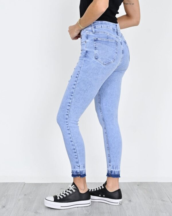 852 - Jeans Tobillero Tiro Medio - Imagen 7