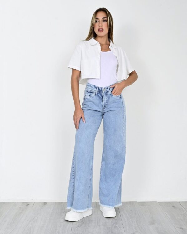 917 - Wide Leg con Strass