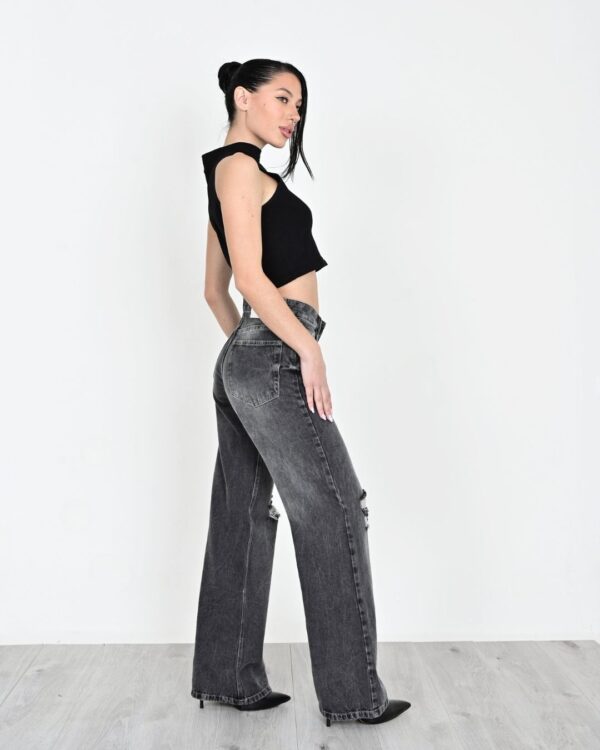 844 - Wide Leg Tiro Medio - Imagen 8
