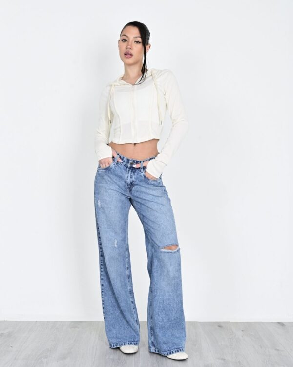 935 - Wide leg Tiro Medio