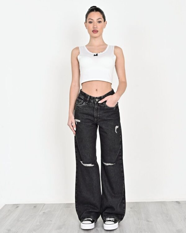 928 - Wide leg Tiro Medio