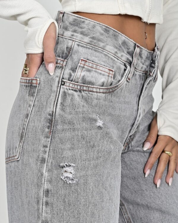 900– Jeans Barrel con Pinza - Imagen 5