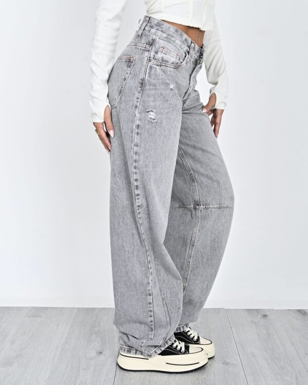 900– Jeans Barrel con Pinza - Imagen 10