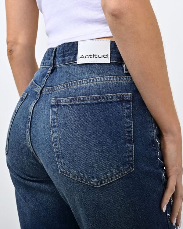 944- Wide leg con Strass - Imagen 5