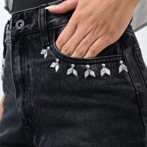 1012- Jeans Mom Tiro Alto