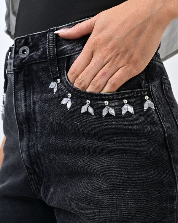 1012- Jeans Mom Tiro Alto - Imagen 4
