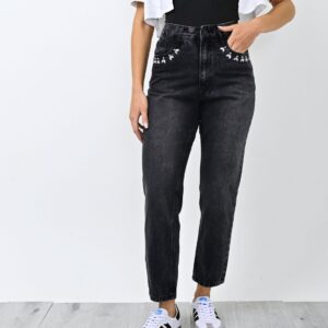1012- Jeans Mom Tiro Alto