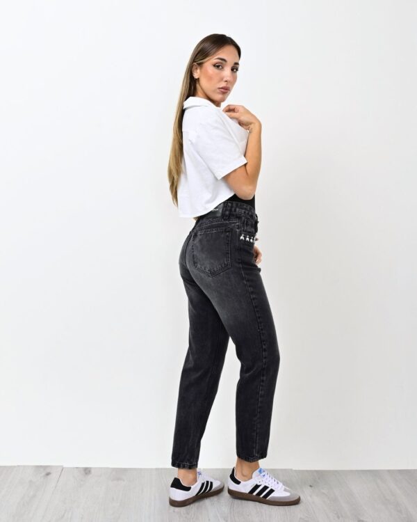 1012- Jeans Mom Tiro Alto - Imagen 6