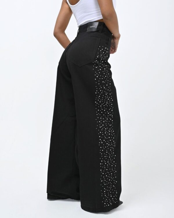 1112 - Wide leg con Strass - Imagen 4