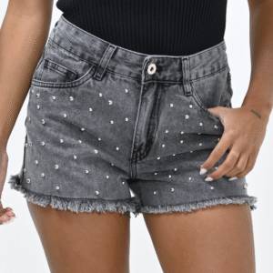 1016- Short Mom con tachas
