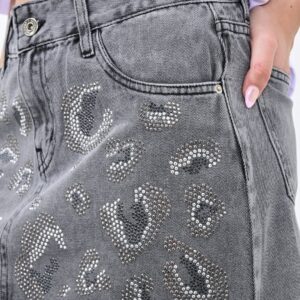 1057- Pollera Mom con Strass