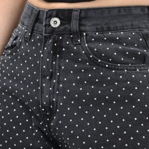 1148- Short Mom con Strass