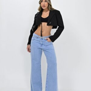 1095 – Wide leg con Strass