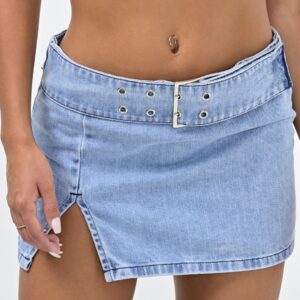 1111- Pollera con Cinto