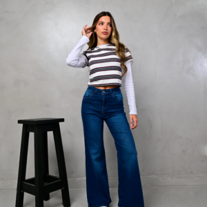1167- Jeans Palazzo
