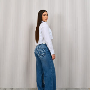 1212 – Wide Leg con Parche