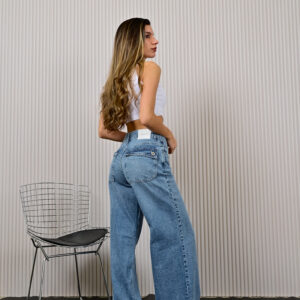 1244- Wide Leg con Tapita