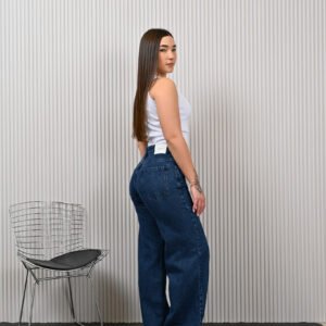1248- Wide Leg con Recorte